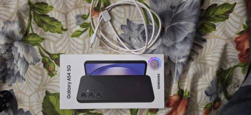 Samsung a54 5g 8/256 gb complete box with 7 months warrany
