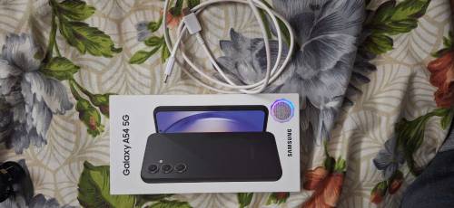 Samsung a54 5g 8/256 gb complete box with 7 months warrany