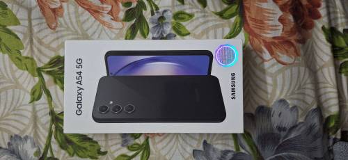 Samsung a54 5g 8/256 gb complete box with 7 months warrany