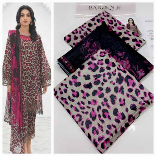 *Baroque | 3pc Digital Printed Lawn Vol 24'*
