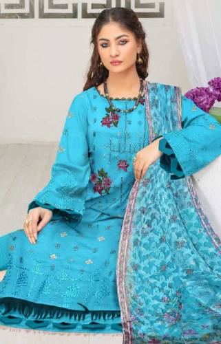 *Bin Gulzar | 3pc 90/70 lawn | Luxury Category