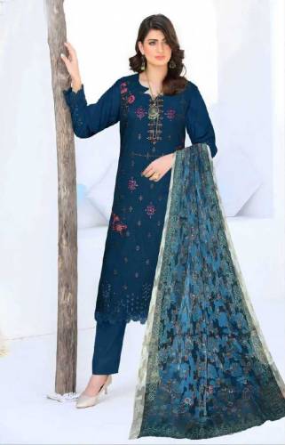 *Bin Gulzar | 3pc 90/70 lawn | Luxury Category