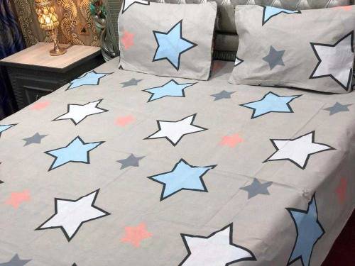3 pcs Cotton double bedsheets 