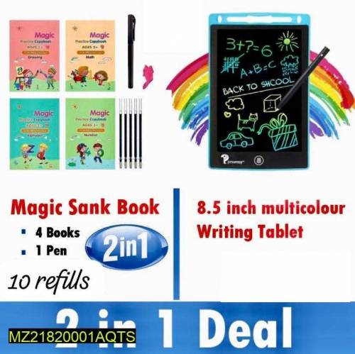 Dual Combo 8.5 inches lcd writing Tablet