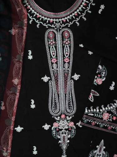 lawn embroidered shirt with digital dupatta 3pcs 