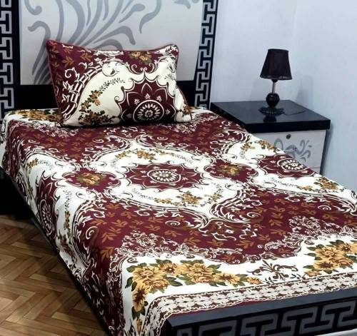 2pc cotton sotton printed bed sheets. 