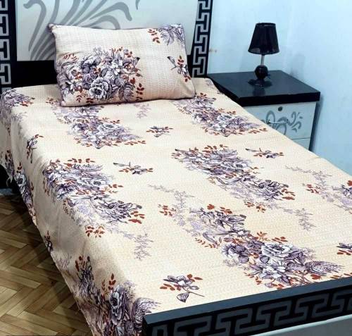 2pc cotton sotton printed bed sheets. 