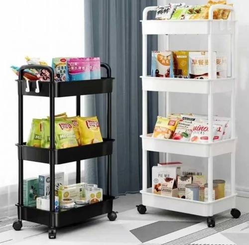 4 Layers Kitchen Organizers And Storage Rack Household Cart With 4tier