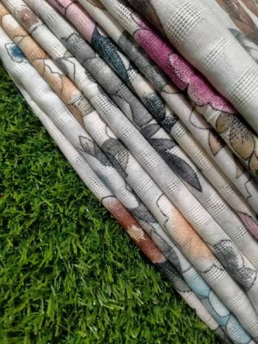 Lawn print scarf for woman's 