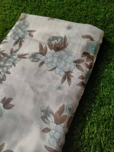 Lawn print scarf for woman's 
