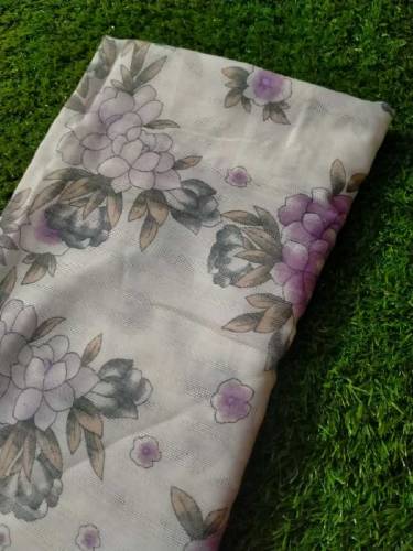 Lawn print scarf for woman's 