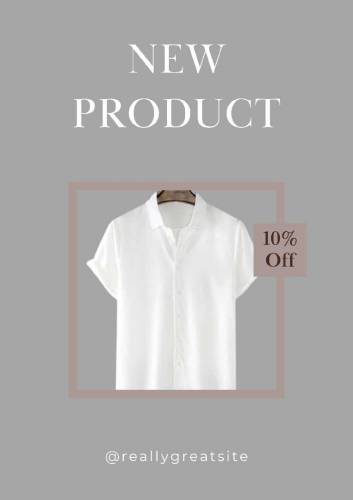 Men's cotton shirt