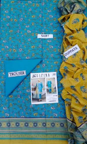 Safina Tarkashi lawn 3pc