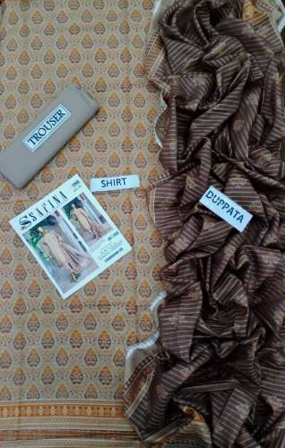 Safina Tarkashi lawn 3pc