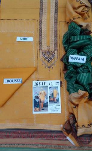 Safina Tarkashi lawn 3pc