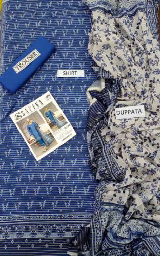 Safina Tarkashi lawn 3pc