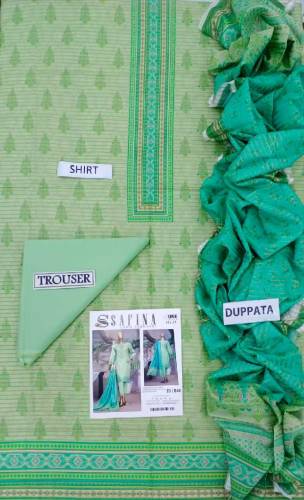 Safina Tarkashi lawn 3pc