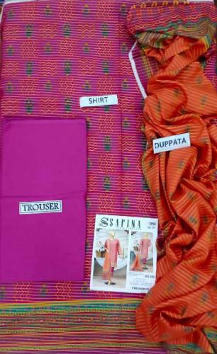 Safina Tarkashi lawn 3pc