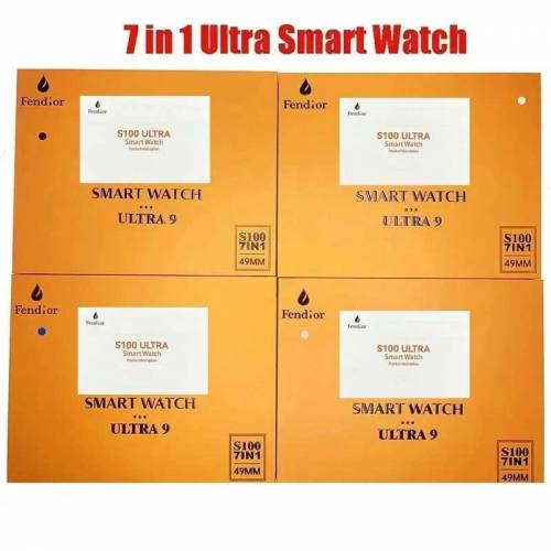 7 Watch Straps New S100 Ultra Smartwatch2.2HD Amoled Circular Screen