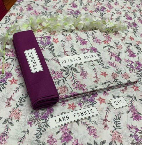 lawn unstitch 2pc 