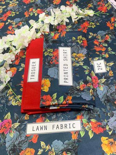 lawn unstitch 2pc 
