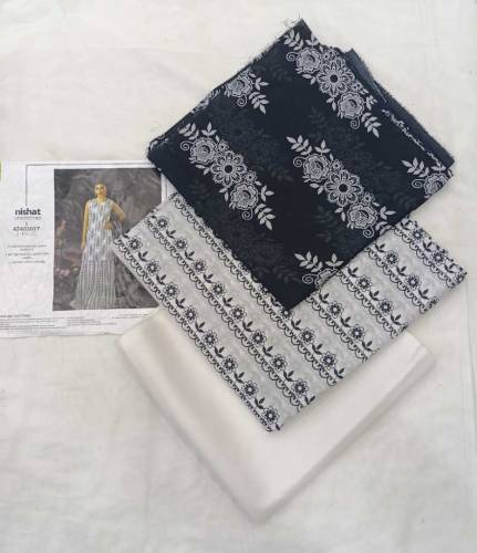 NISHAT  lawn 3pc 
