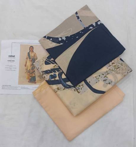 NISHAT  lawn 3pc 
