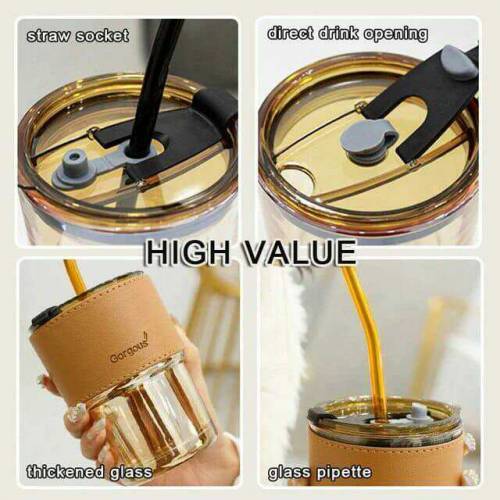 Glass Coffee Mug 