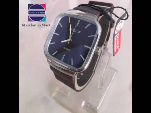 Men Watch Stylish Square Dail Branded Watch 