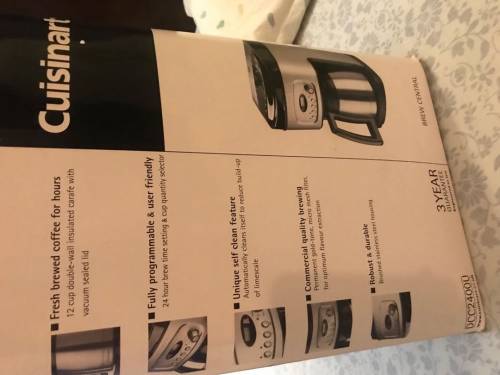 very usefull coffee maker machine .new never used packed .
