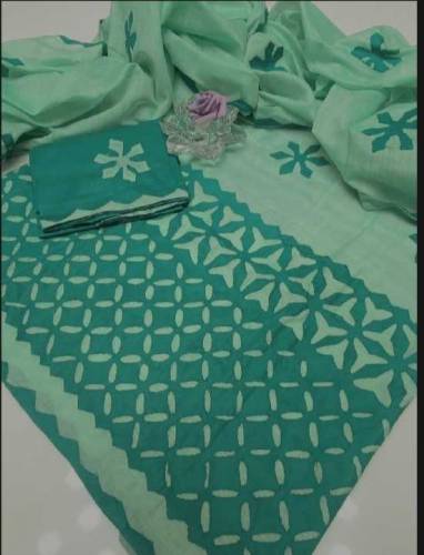 Applique Dress For Ladies Unstitched....