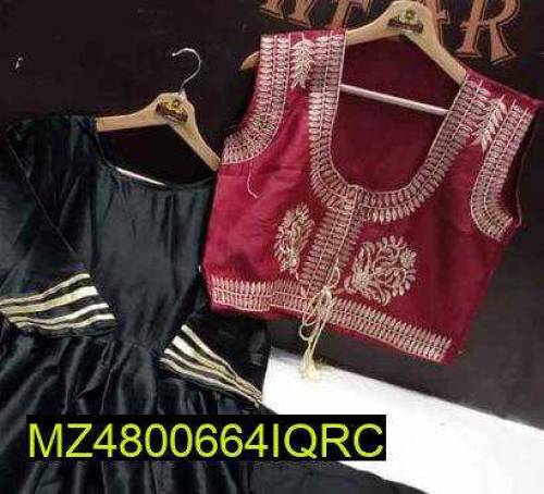 •  Fabric: Katan Silk•  Available Sizes: Small Medium Large•  Embroide