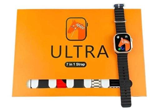 Ultra Smartwatch 7 in 1 with 7 straps and wireless charging