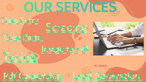 I will do fastest data entry, typing, copy paste, pdf Conversion