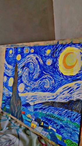 Starry Night Painting ForWall Display 24x18
