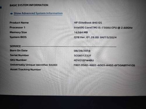 HP EliteBook 840 G5