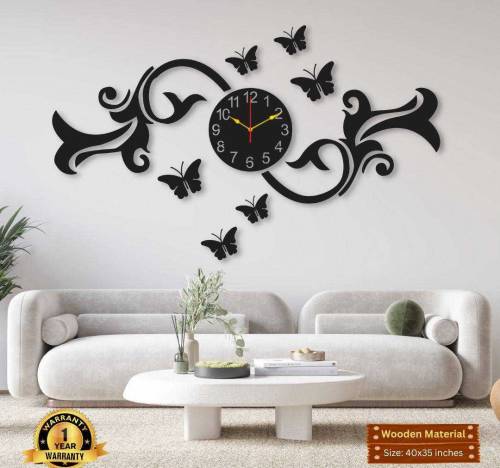 Beautiful Calligraphy Laminated Sheet Wall Clock
