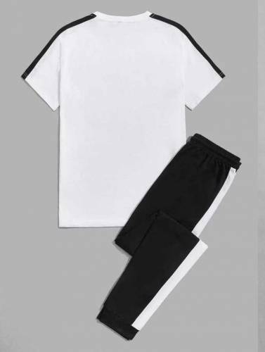 Micro printed track suits