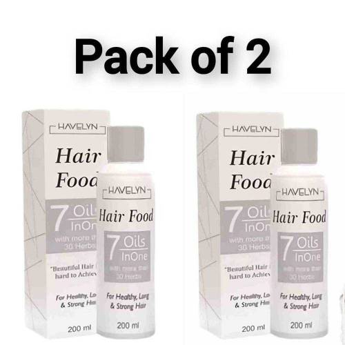 hair food oil, pack of 2. 