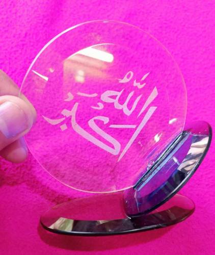 a beautiful glass decoration pic ☺️