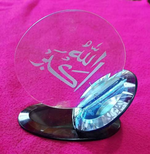 a beautiful glass decoration pic ☺️