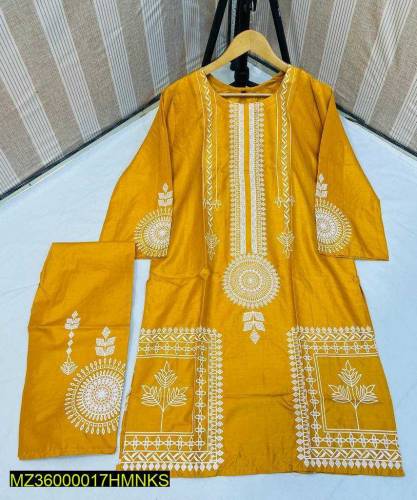 Women Lawn 2 PC Stylish Stitched Suit