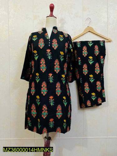 Women Lawn 2 PC Stylish Stitched Suit