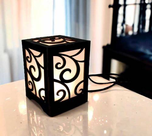 Wooden night lamp 