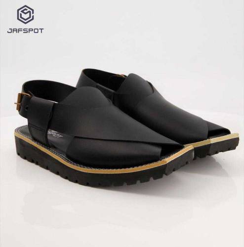 Jaf spot - signature Peshawari chappal jf 31 black 