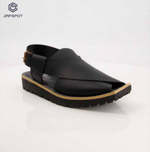 Jaf spot - signature Peshawari chappal jf 31 black 