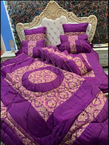 14 pcs Tafta Silk Printed Bridal Sets 