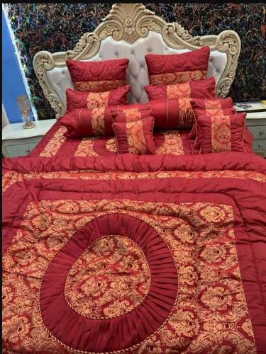14 pcs Tafta Silk Printed Bridal Sets 