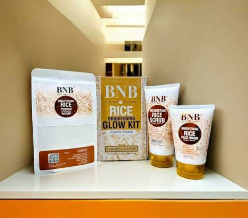 whitening and brightening Rice facial kit 
