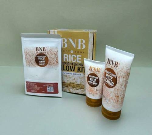 whitening and brightening Rice facial kit 